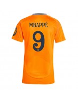 Real Madrid Kylian Mbappe #9 Bortedrakt Dame 2024-25 Korte ermer